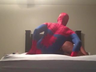 Μαύρος/η spiderman fucks big-booty κατάμαυρος/η κλήση κορίτσι σε sex-tape