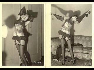 1940s 50s 60s S&M B&D Betty Page picture collage